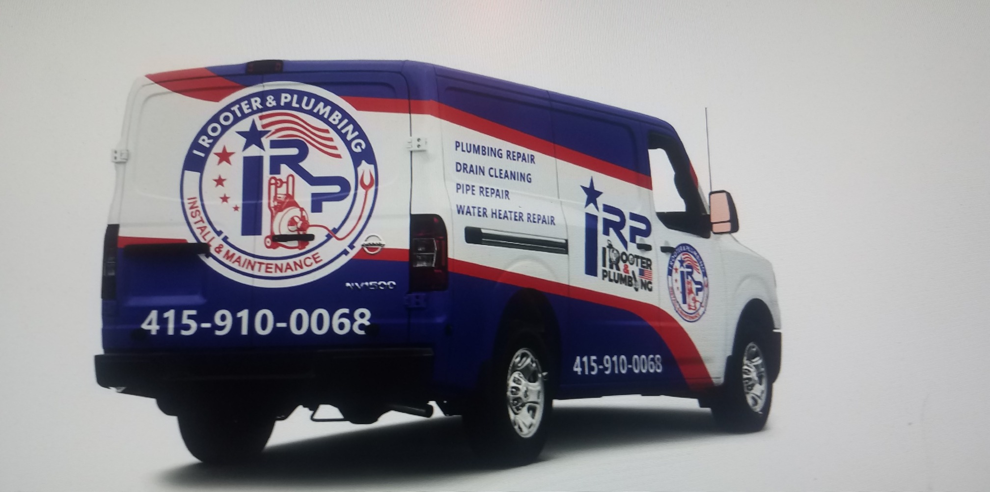 I Rooter & Plumbing Service Van